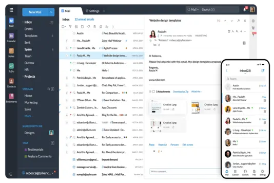 Zoho Mail Business Email