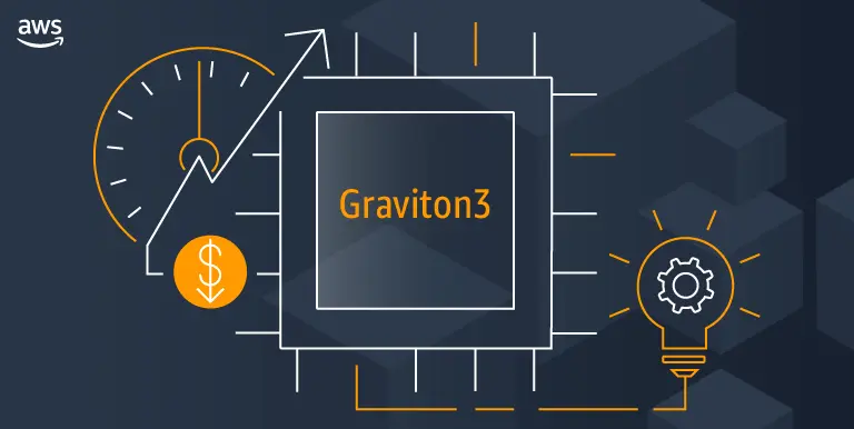 AWS Graviton cloud computing illustration