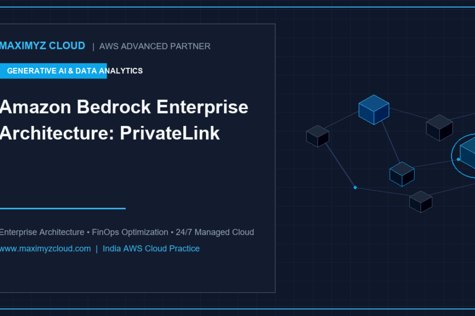 Maximyz Cloud AWS - Amazon Bedrock Enterprise Architecture: PrivateLink Security